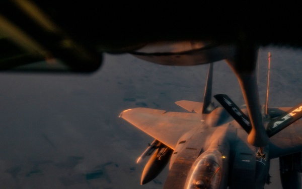 Aerial Refueling Strike Eagles