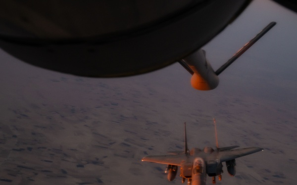 Aerial Refueling Strike Eagles