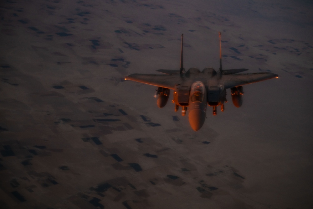 Aerial Refueling Strike Eagles