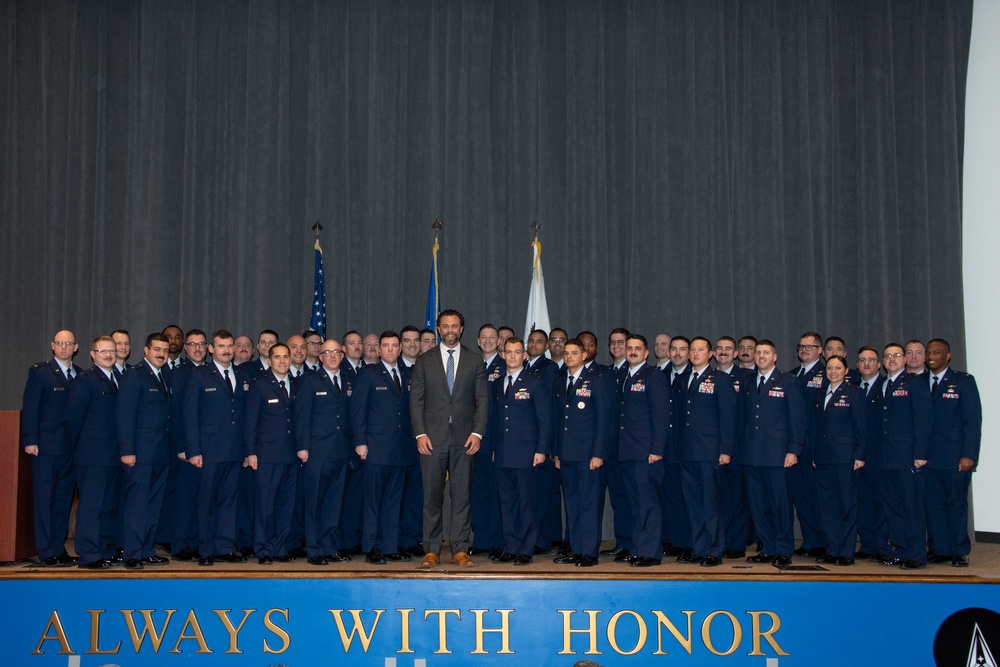 USECAF presides over Warrant Officer School Class 26-02 graduation