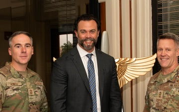 USECAF Lohmeier visits Air University