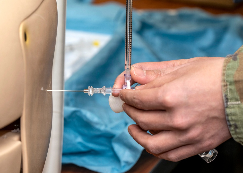 Lumbar Puncture Simulator Training 12MAR25