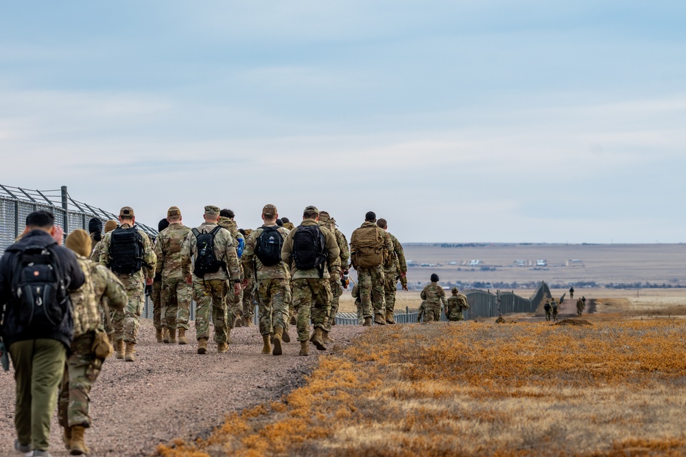Schriever SFB Holiday Ruck March