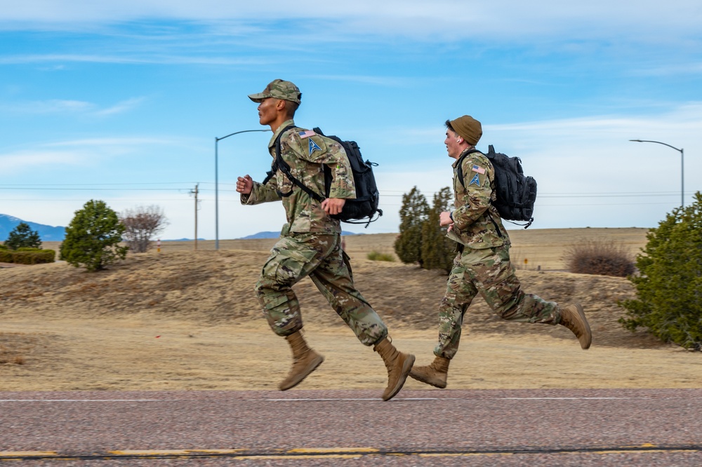 Schriever SFB Holiday Ruck March