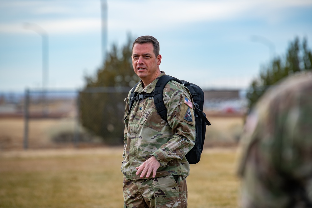 Schriever SFB Holiday Ruck March