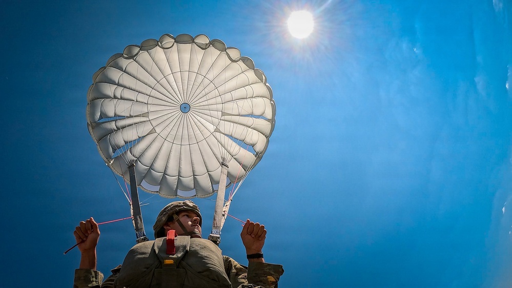 UH-60 during Airborne training operation