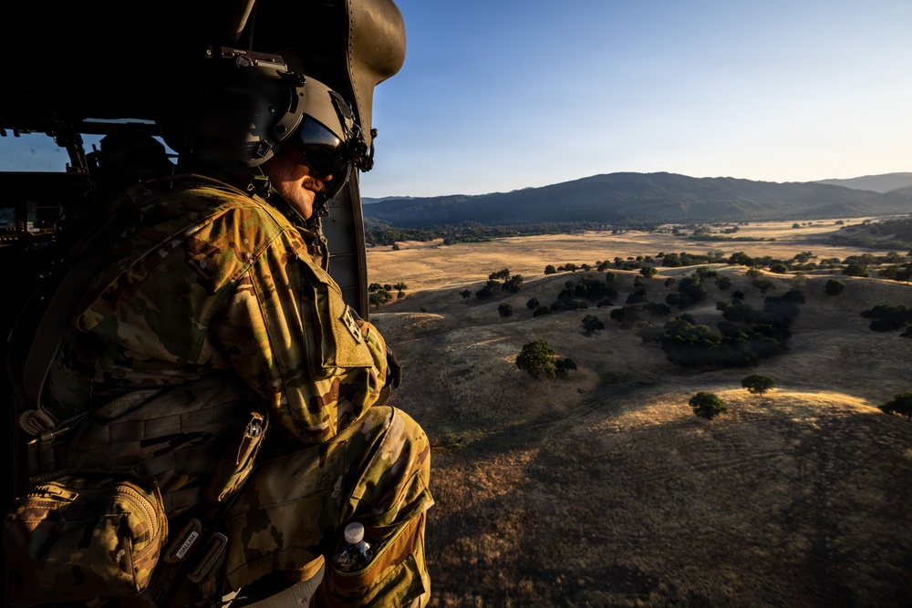 158th Aviation Regiment Provides MEDEVAC for Mojave Falcon 25