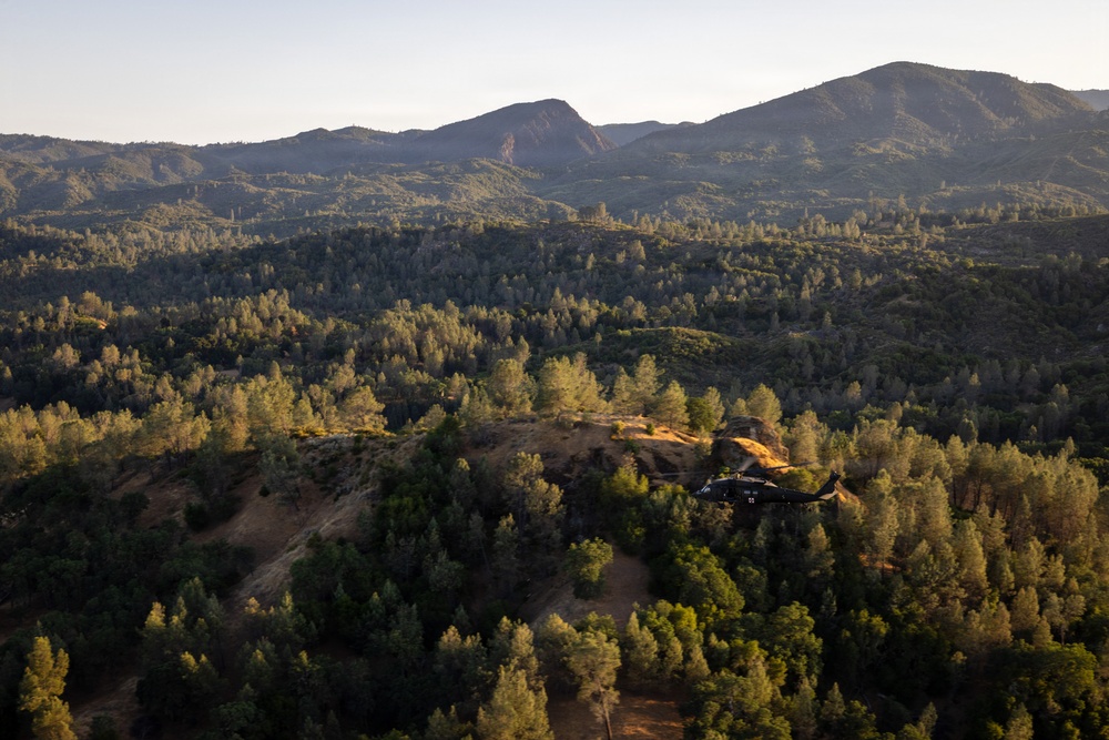158th Aviation Regiment Provides MEDEVAC for Mojave Falcon 25