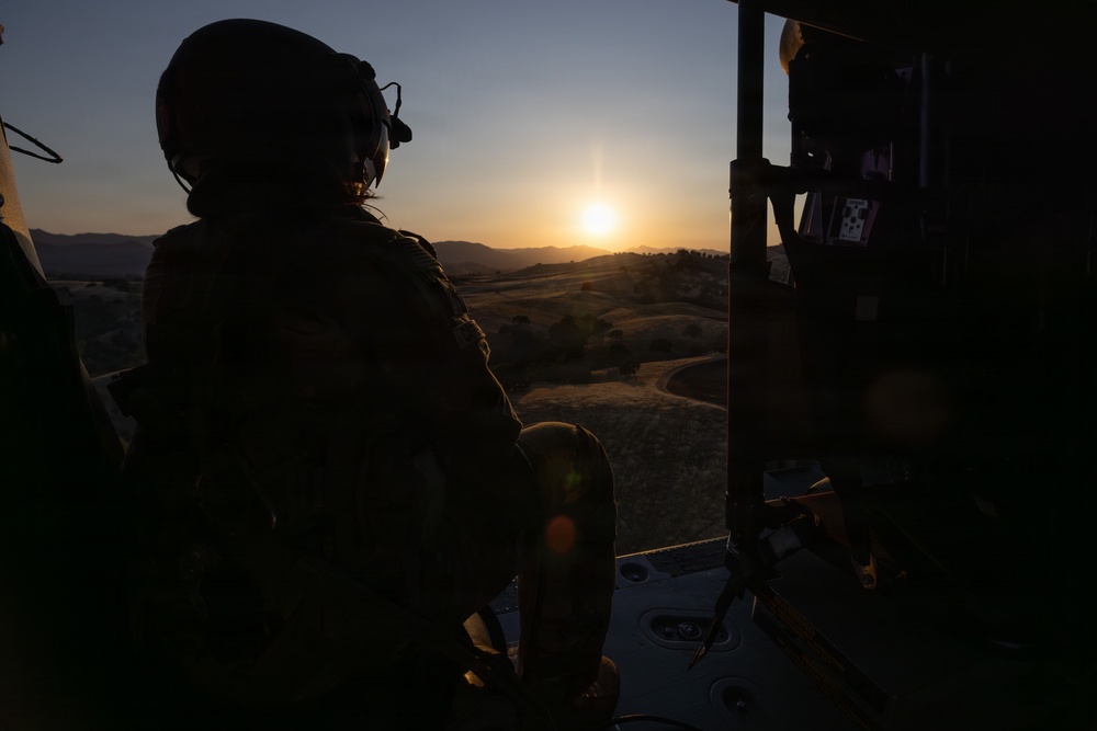 158th Aviation Regiment Provides MEDEVAC for Mojave Falcon 25