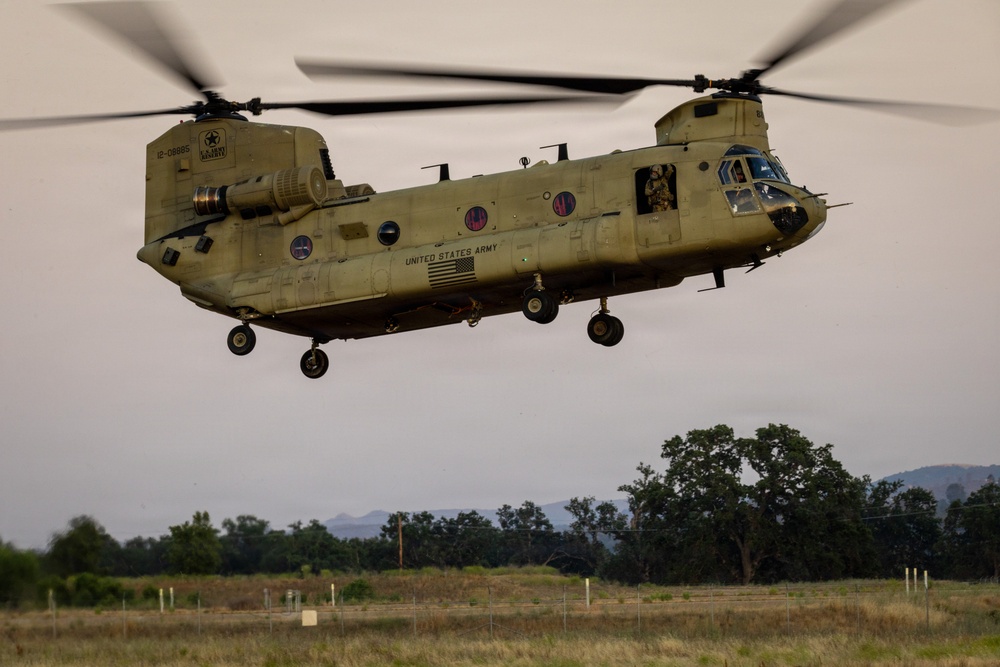 158th Aviation Regiment Provides MEDEVAC for Mojave Falcon 25