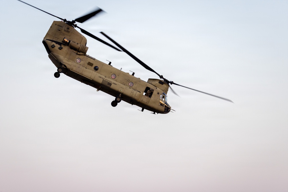 158th Aviation Regiment Provides MEDEVAC for Mojave Falcon 25