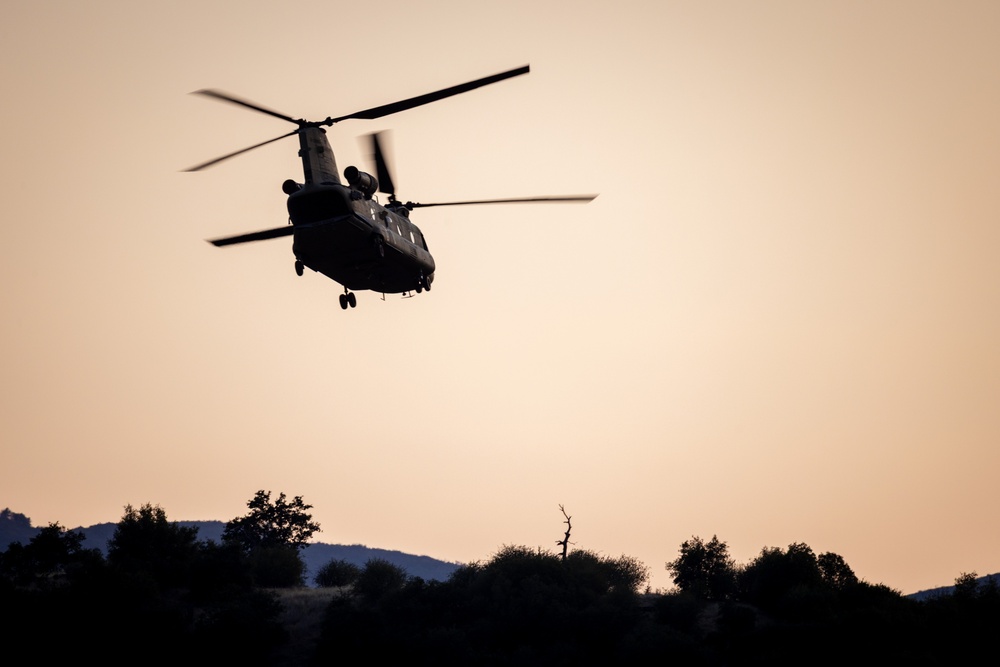 158th Aviation Regiment Provides MEDEVAC for Mojave Falcon 25