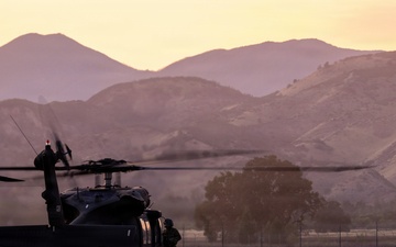 158th Aviation Regiment Provides MEDEVAC for Mojave Falcon 25