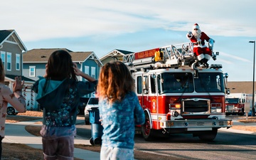 90 CES Fire Department Spreads Holiday Cheer