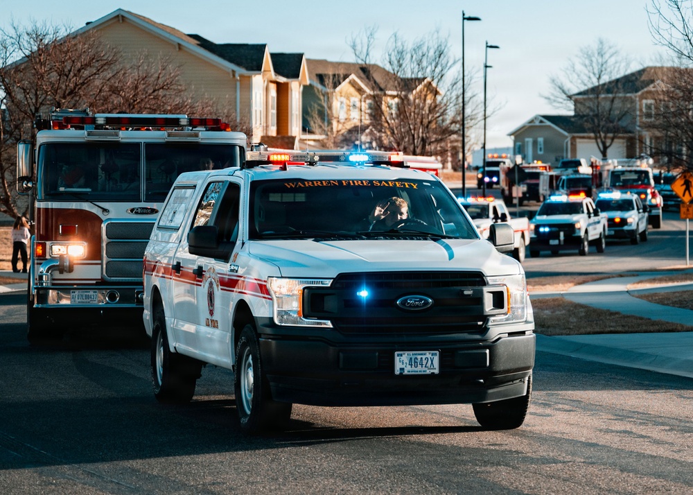 90 CES Fire Department Spreads Holiday Cheer
