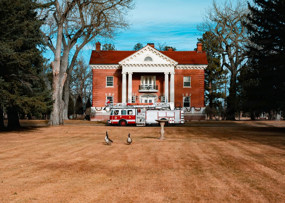90 CES Fire Department Spreads Holiday Cheer