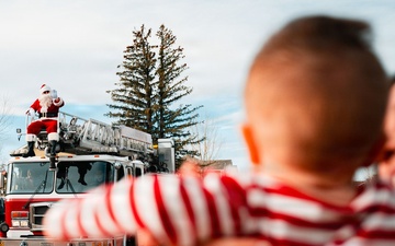 90 CES Fire Department Spreads Holiday Cheer