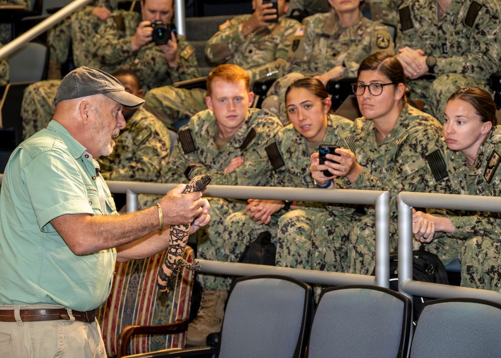 Bruce Shwedick of Reptile Discovery, Plant City, Florida gave his Annual Snakes Alive Lecture.