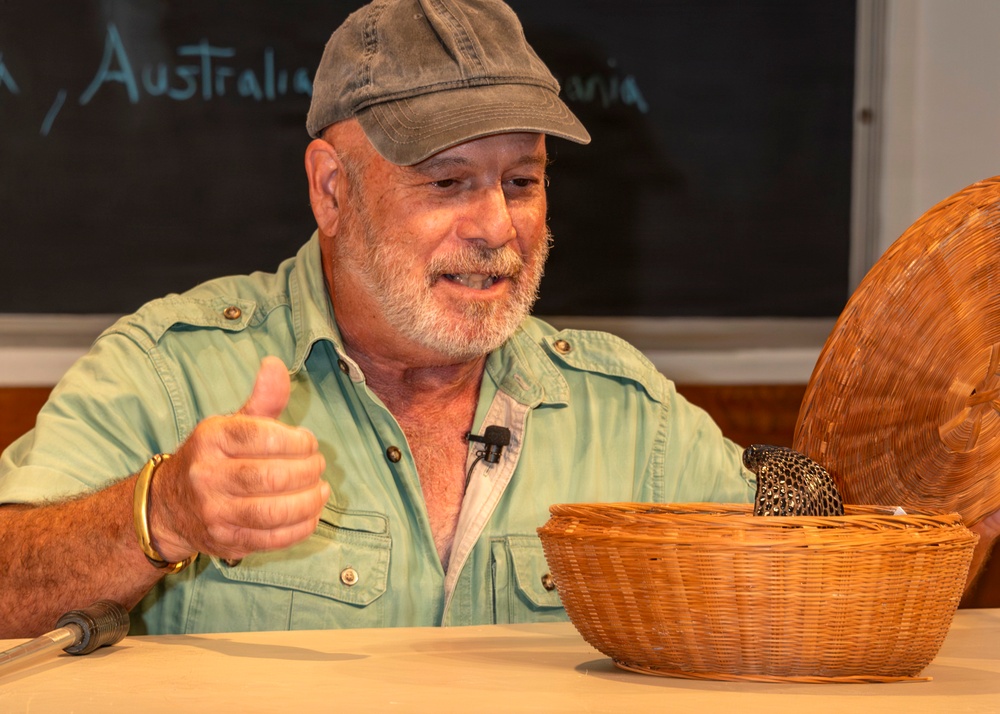 Bruce Shwedick of Reptile Discovery, Plant City, Florida gave his Annual Snakes Alive Lecture.