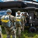 Soldier loading into a UH-60 ready to conduct Airborne operation