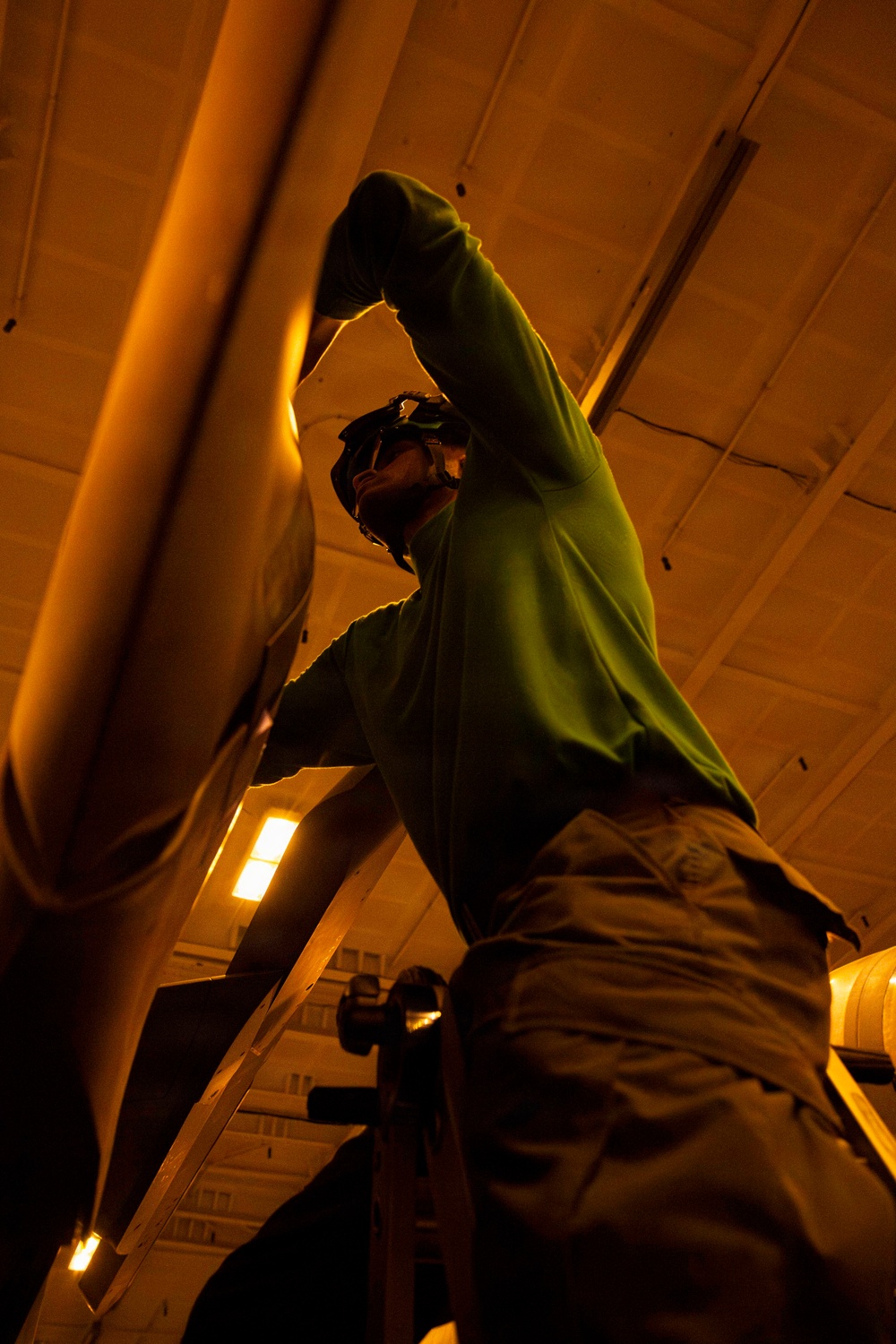 Abraham Lincoln conducts routine operations