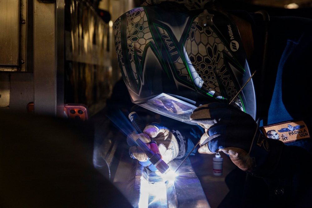 Abraham Lincoln conducts routine operations