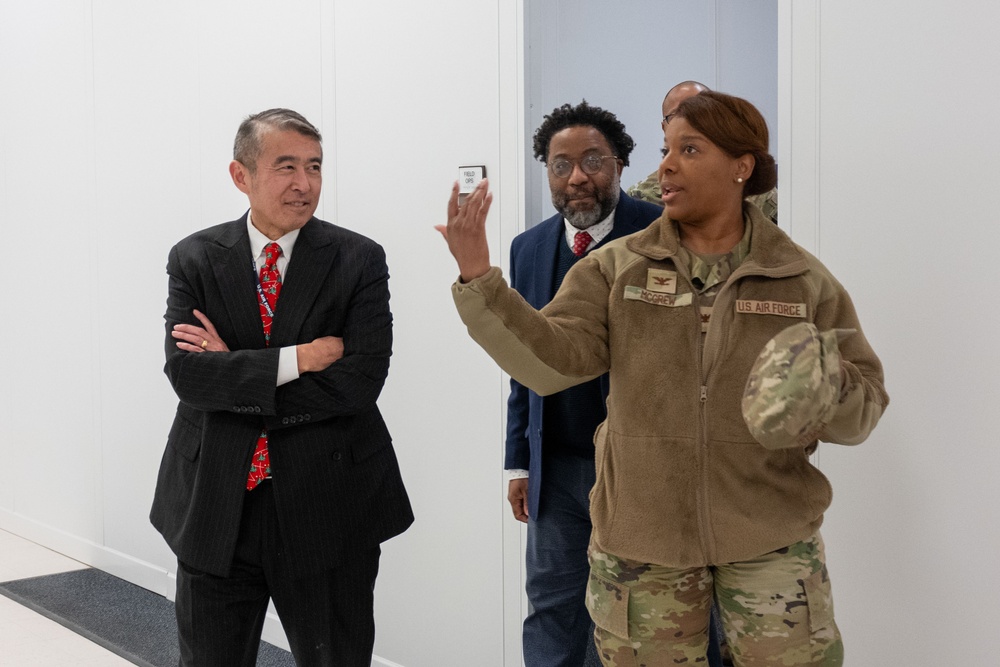 Staying in touch: 844th Communications Group host executive tour