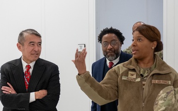 Staying in touch: 844th Communications Group host executive tour