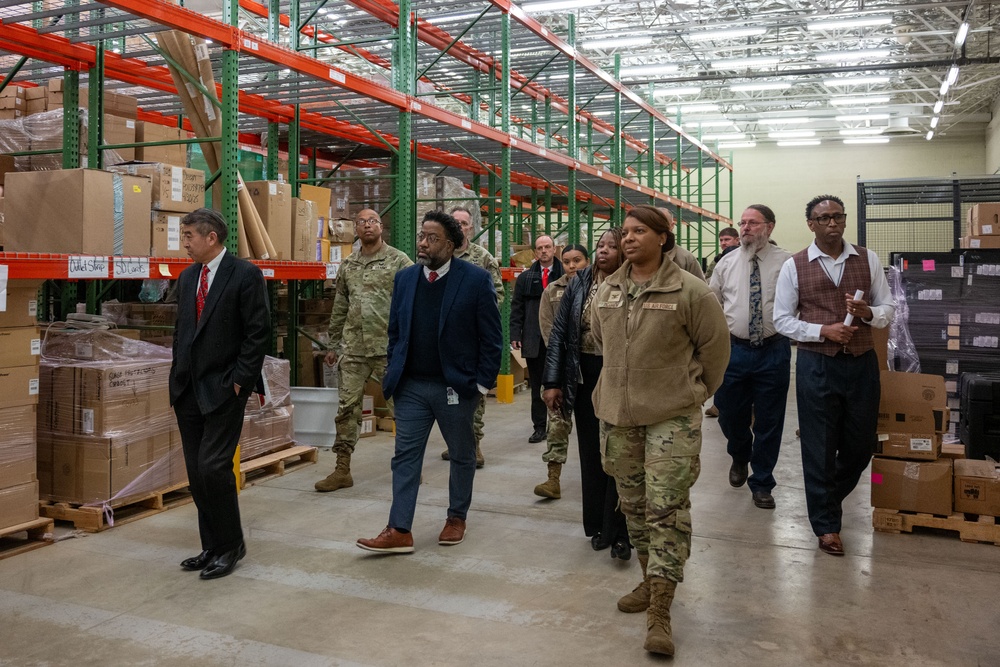 Staying in touch: 844th Communications Group host executive tour