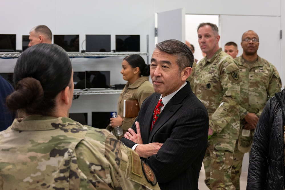 Staying in touch: 844th Communications Group host executive tour