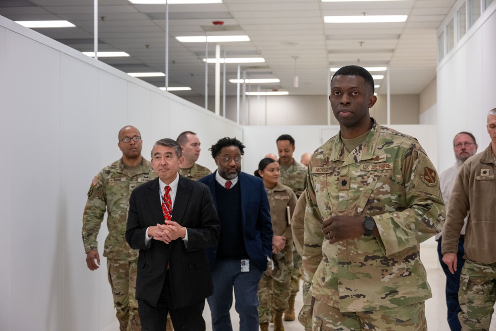 Staying in touch: 844th Communications Group host executive tour