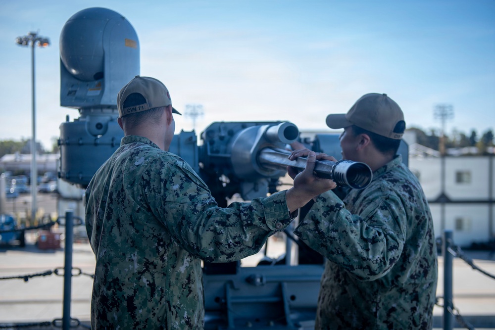 USS Theodore Roosevelt Maintenance