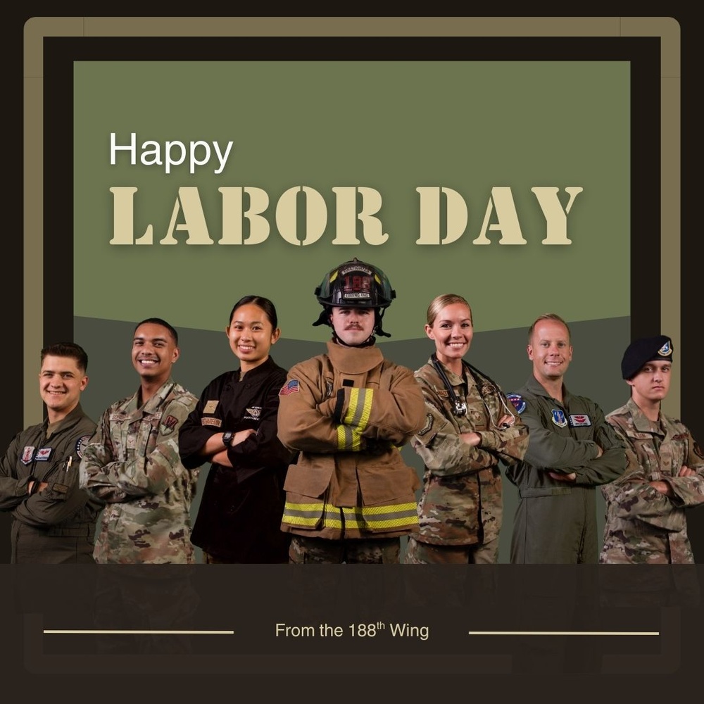 188th Wing Labor Day Social Media Graphic