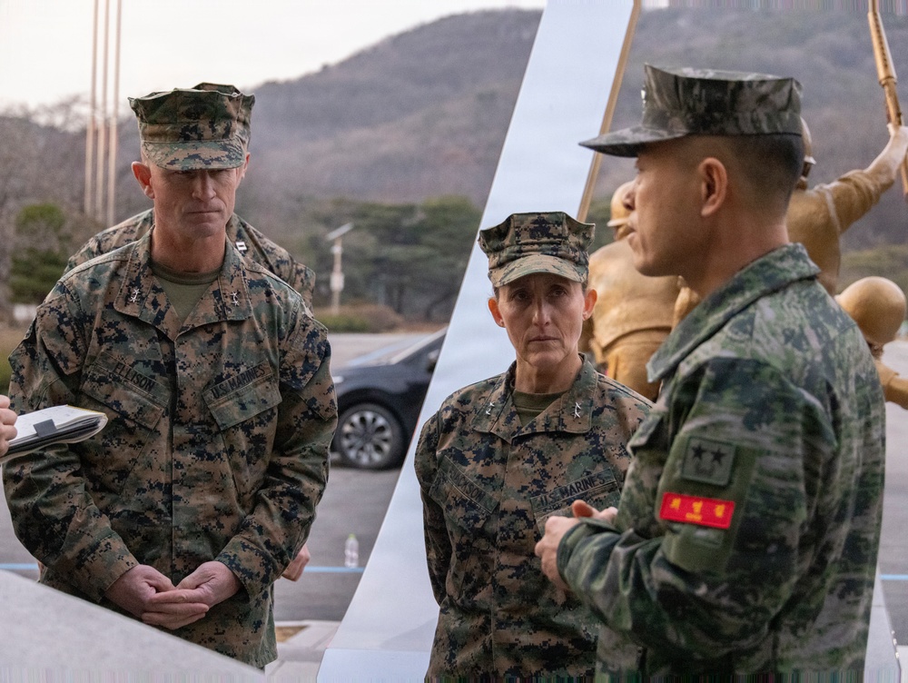 3rd MarDiv, MARFORK visit Republic of Korea 2nd MarDiv
