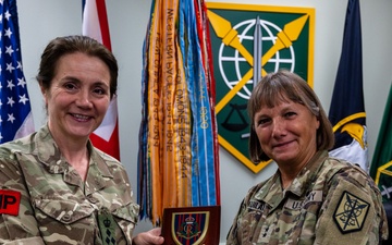 Distinguished Visitors from the Royal Military Police visit the 200th Military Police Command