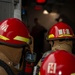 Sailors participate in damage control drill