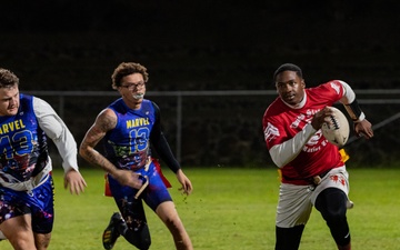 Battle of the Bases: MCBH Participates at USAG Flag Football Tournament