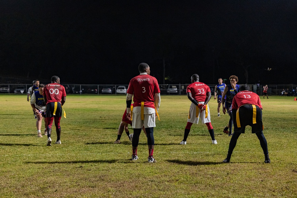 Battle of the Bases: MCBH Participates at USAG Flag Football Tournament