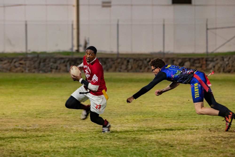 Battle of the Bases: MCBH Participates at USAG Flag Football Tournament