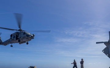 Abraham Lincoln conducts routine flight operations