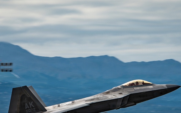 90th Fighter Squadron F-22 Raptors depart for REFORPAC
