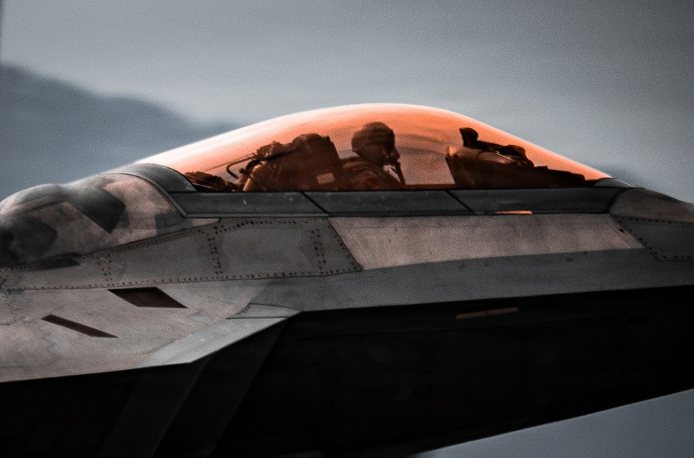 90th Fighter Squadron F-22 Raptors depart for REFORPAC