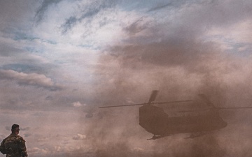 CH-47 Supports Airborne Operations at Malemute Drop Zone
