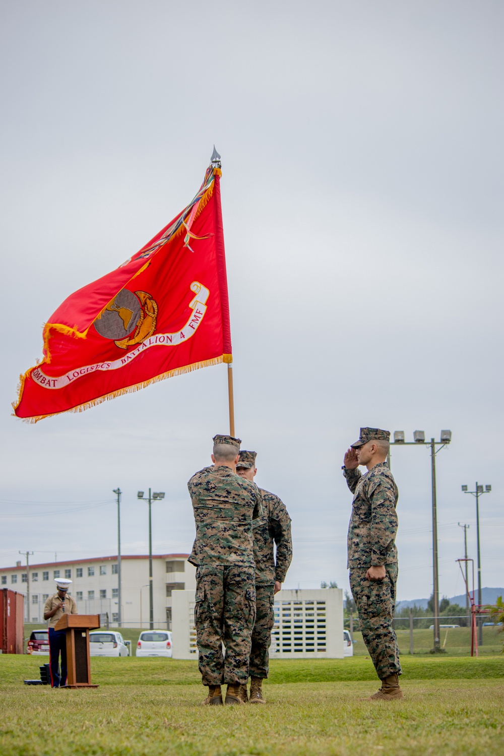 CLB-4 Change of Command Ceremony