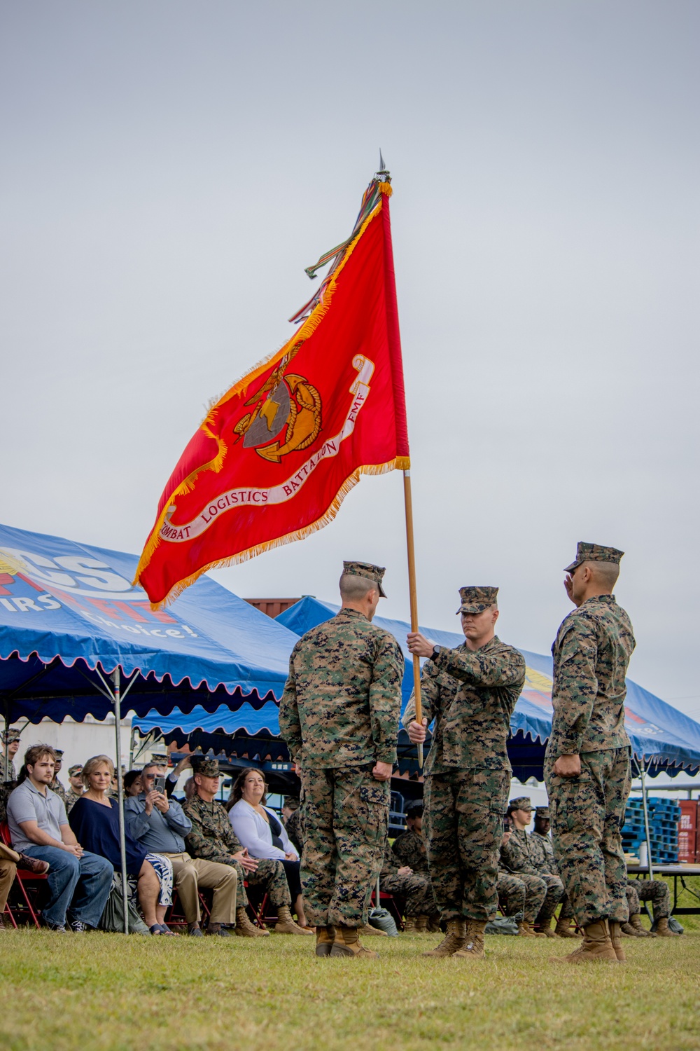 CLB-4 Change of Command Ceremony
