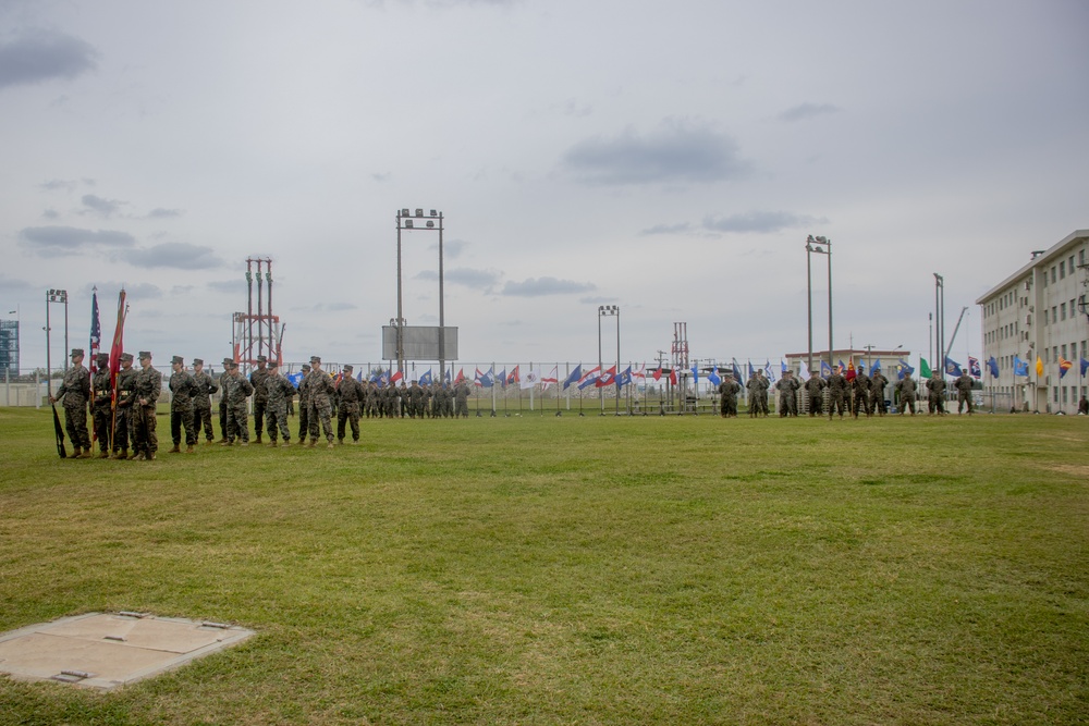 CLB-4 Change of Command Ceremony