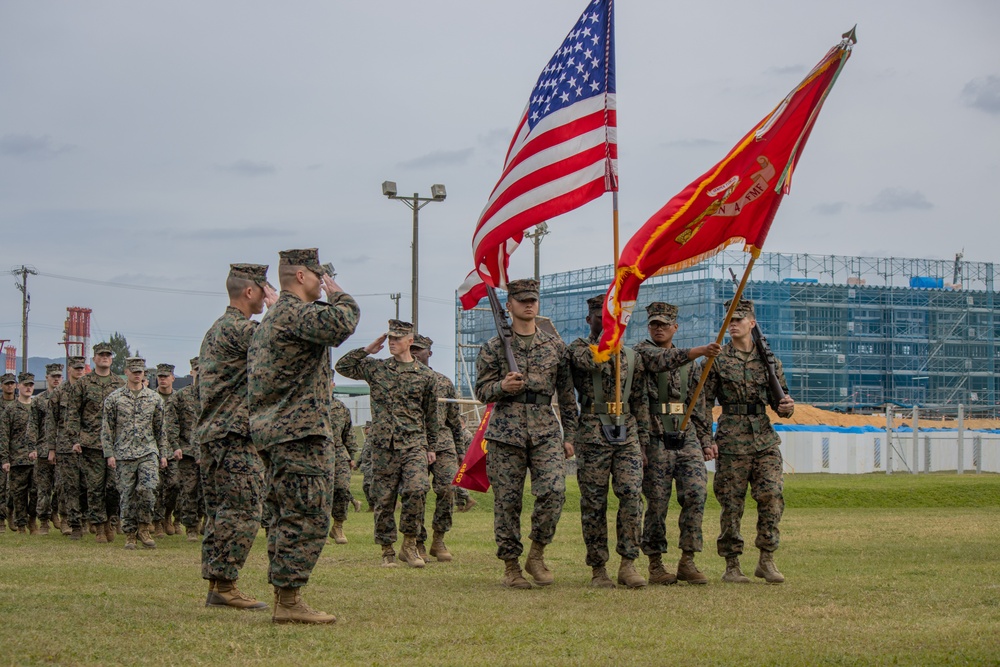 CLB-4 Change of Command Ceremony