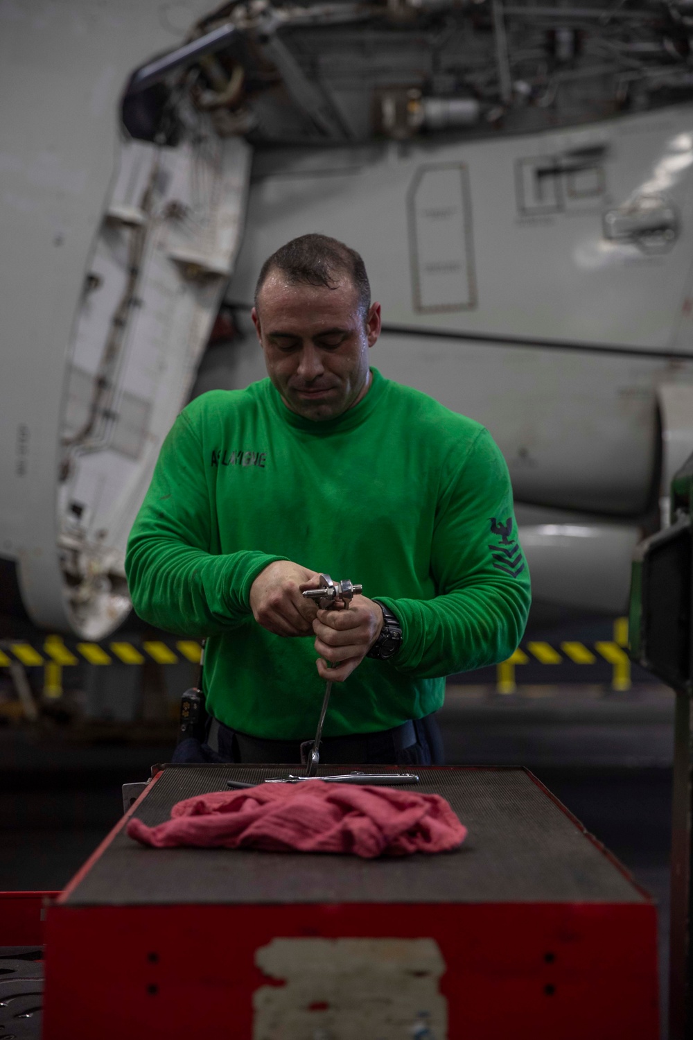 USS Abraham Lincoln conducts routine operations.