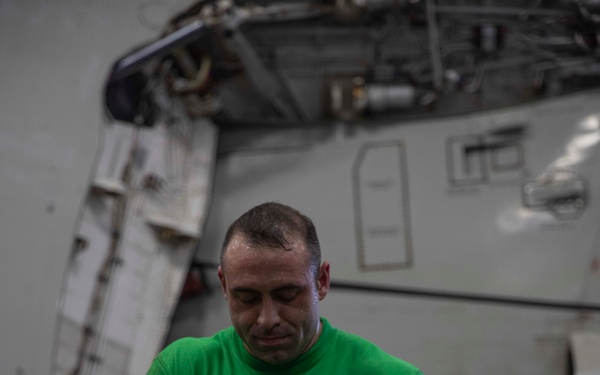 USS Abraham Lincoln conducts routine operations.