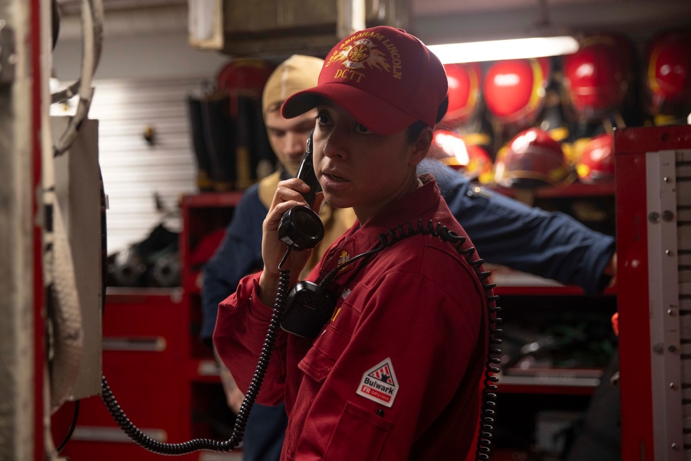 USS Abraham Lincoln conducts routine operations.